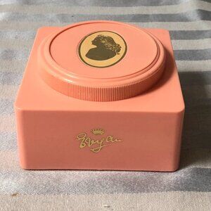 Perfumed Body Powder Vintage White Shoulders EVYAN Fragrance -Rare Cameo Lid